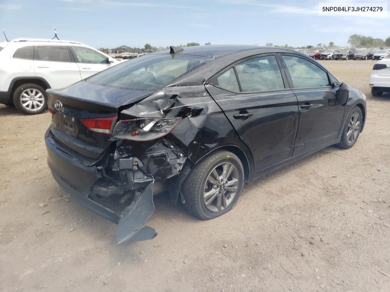 5NPD84LF3JH274279 2018 Hyundai Elantra Sel