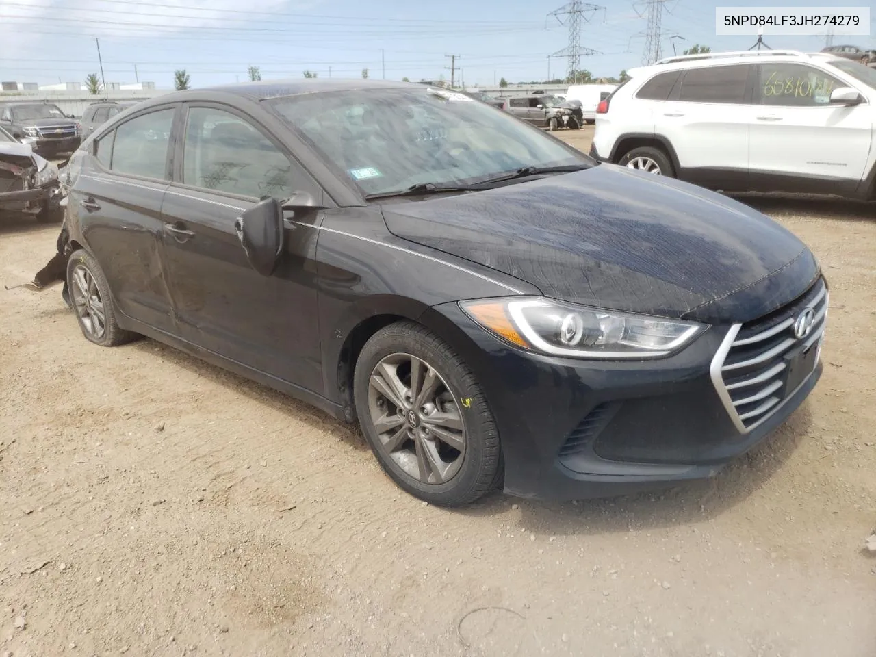 2018 Hyundai Elantra Sel VIN: 5NPD84LF3JH274279 Lot: 66047354