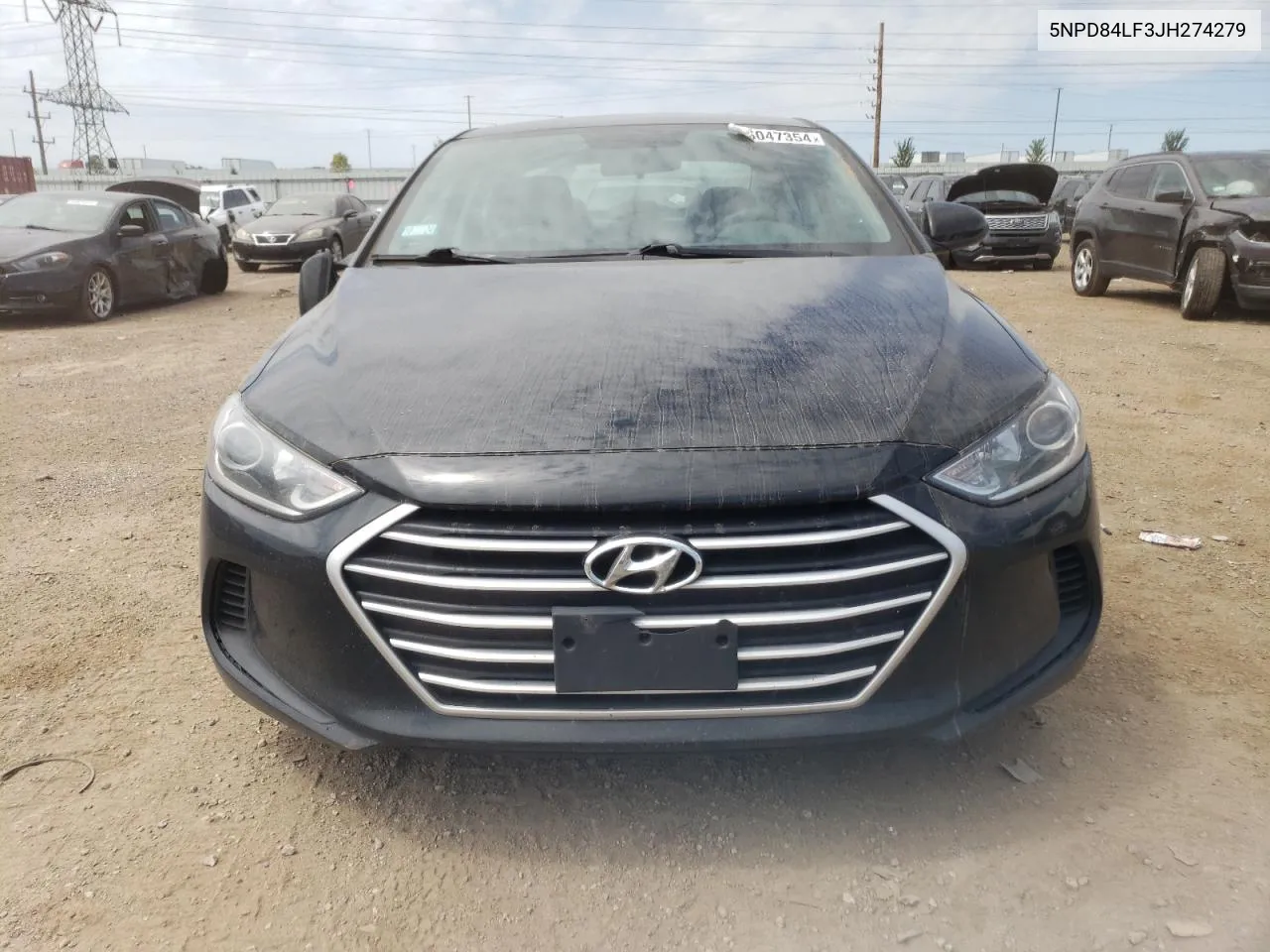 5NPD84LF3JH274279 2018 Hyundai Elantra Sel