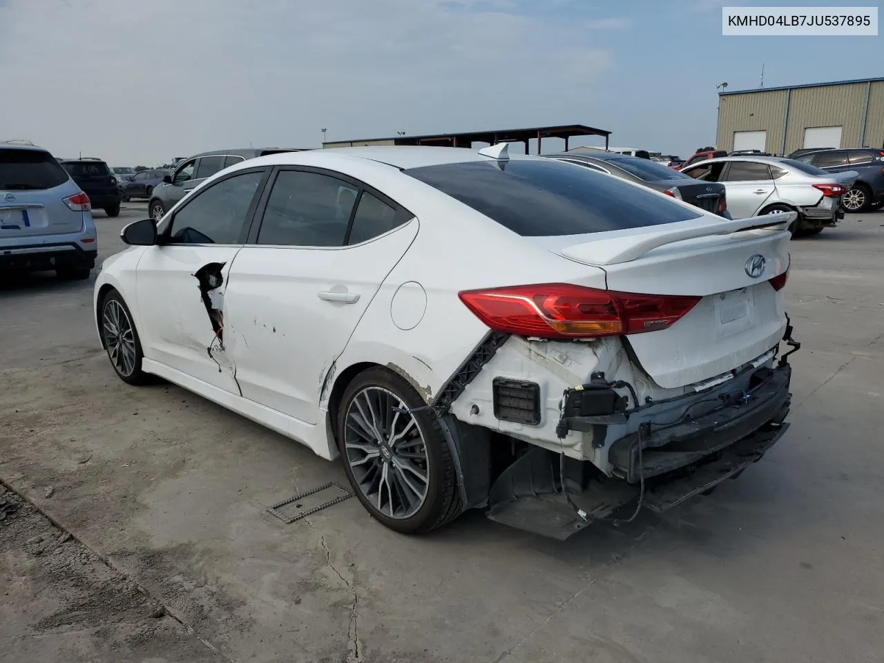 KMHD04LB7JU537895 2018 Hyundai Elantra Sport