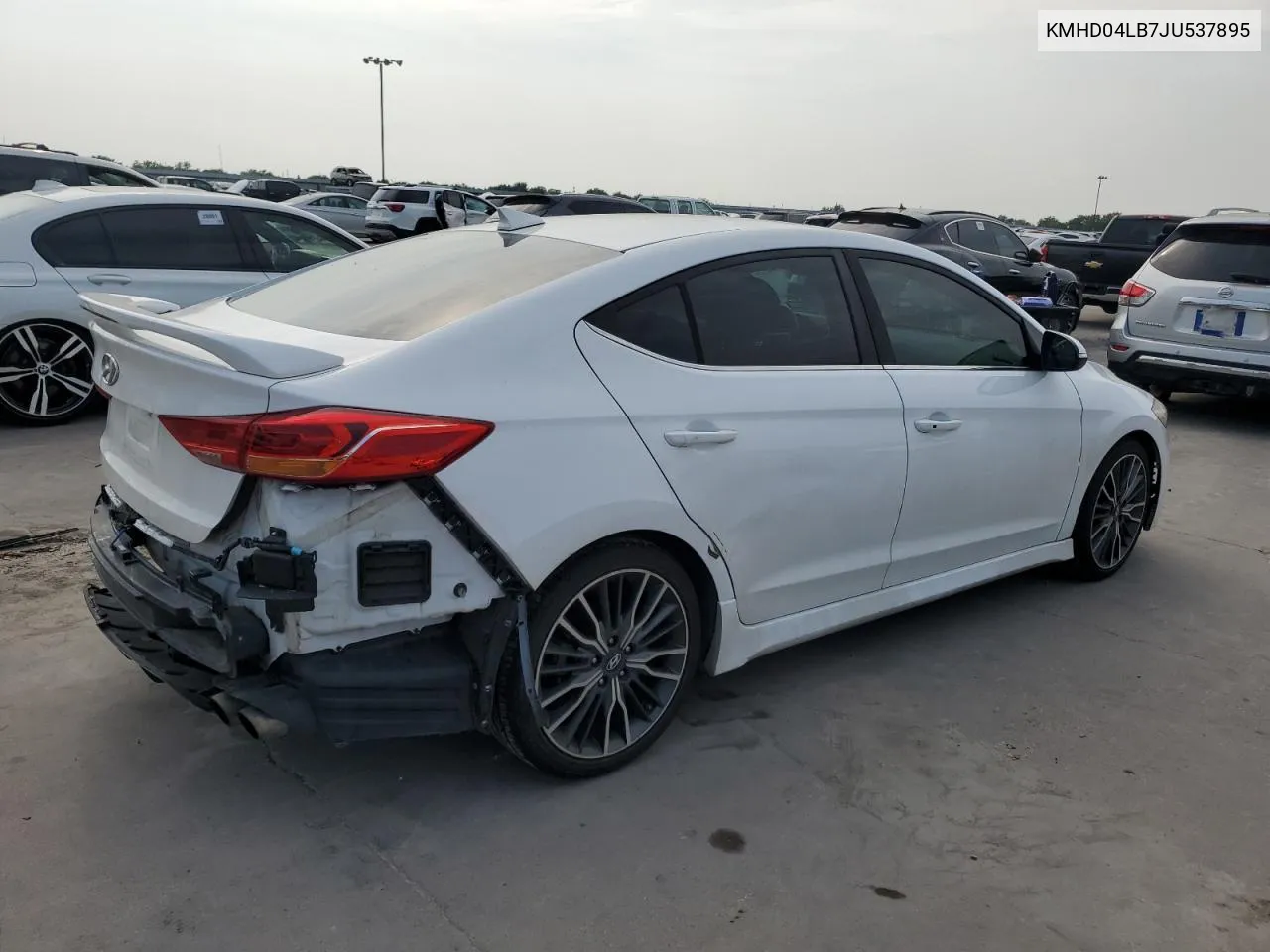 KMHD04LB7JU537895 2018 Hyundai Elantra Sport