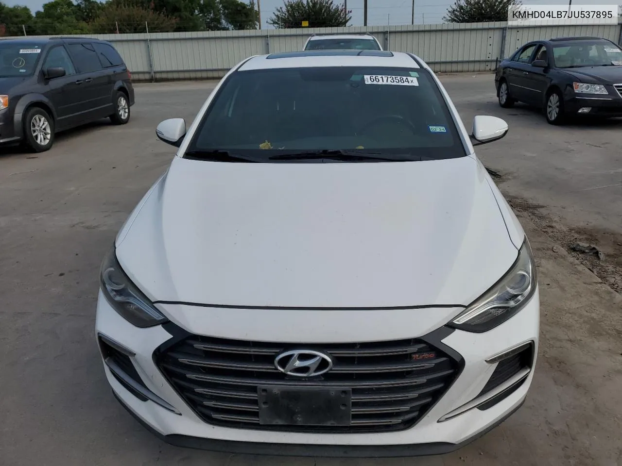 KMHD04LB7JU537895 2018 Hyundai Elantra Sport