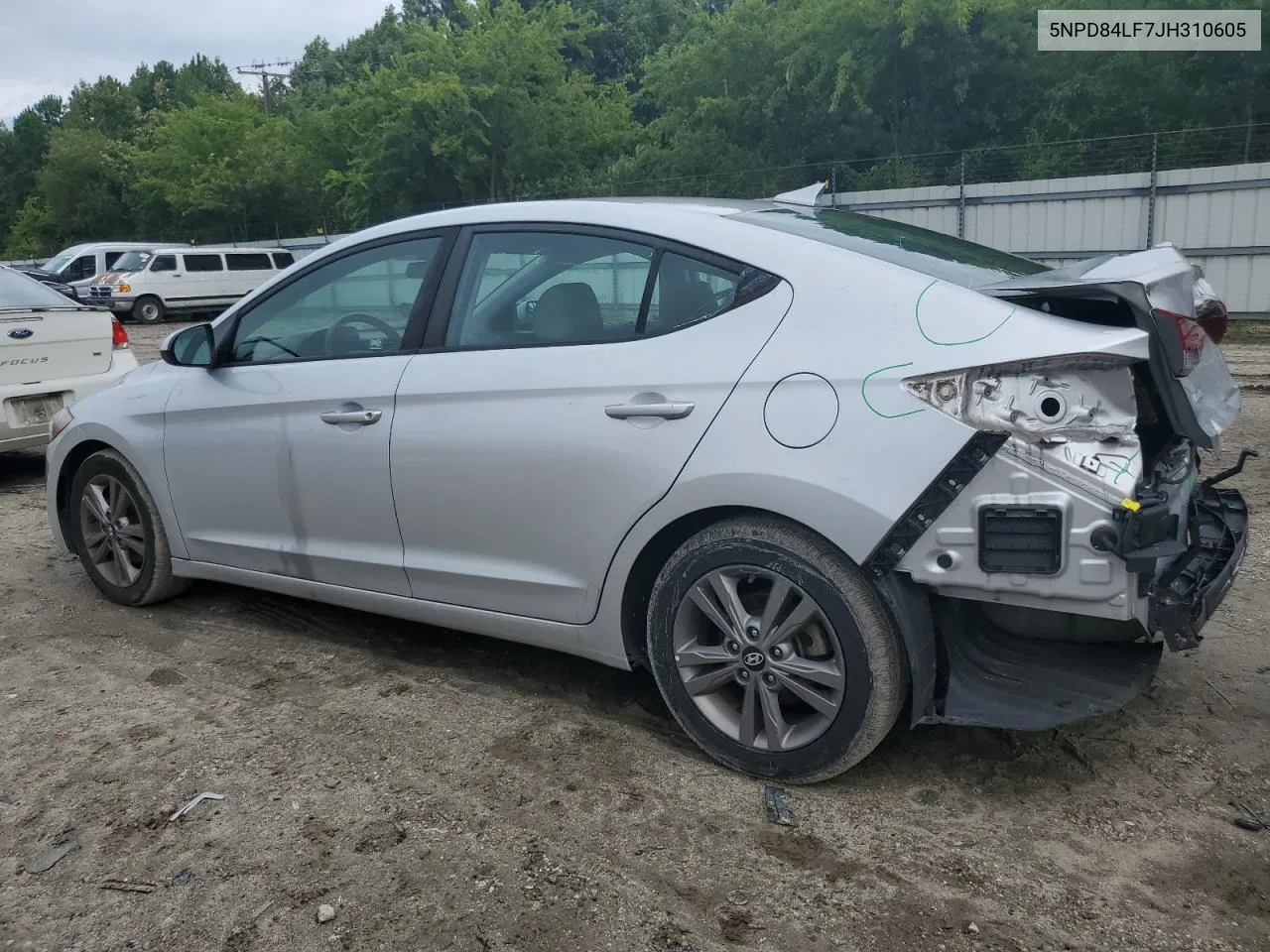 2018 Hyundai Elantra Sel VIN: 5NPD84LF7JH310605 Lot: 66178114