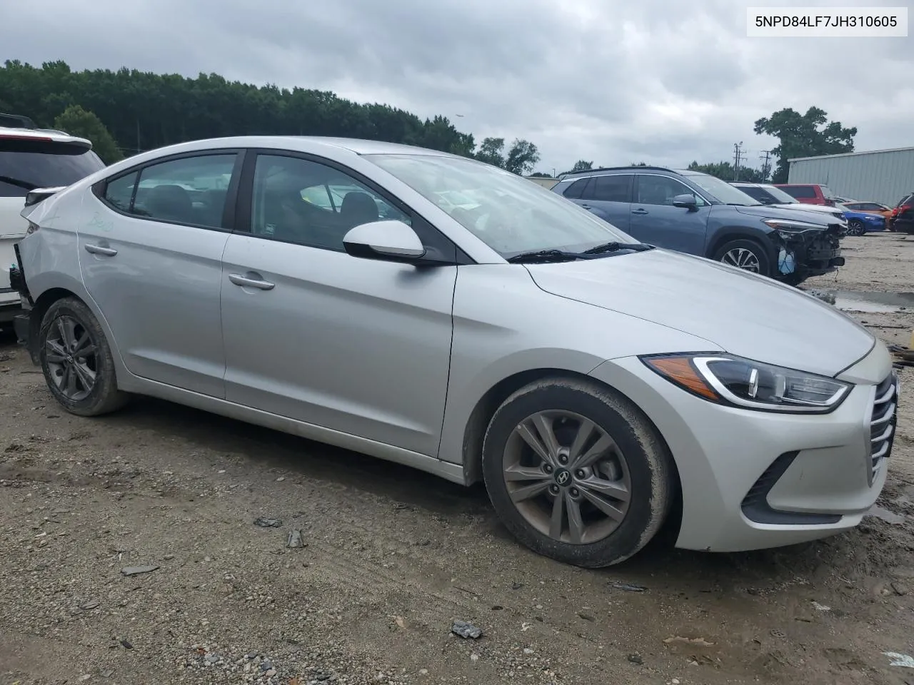 5NPD84LF7JH310605 2018 Hyundai Elantra Sel