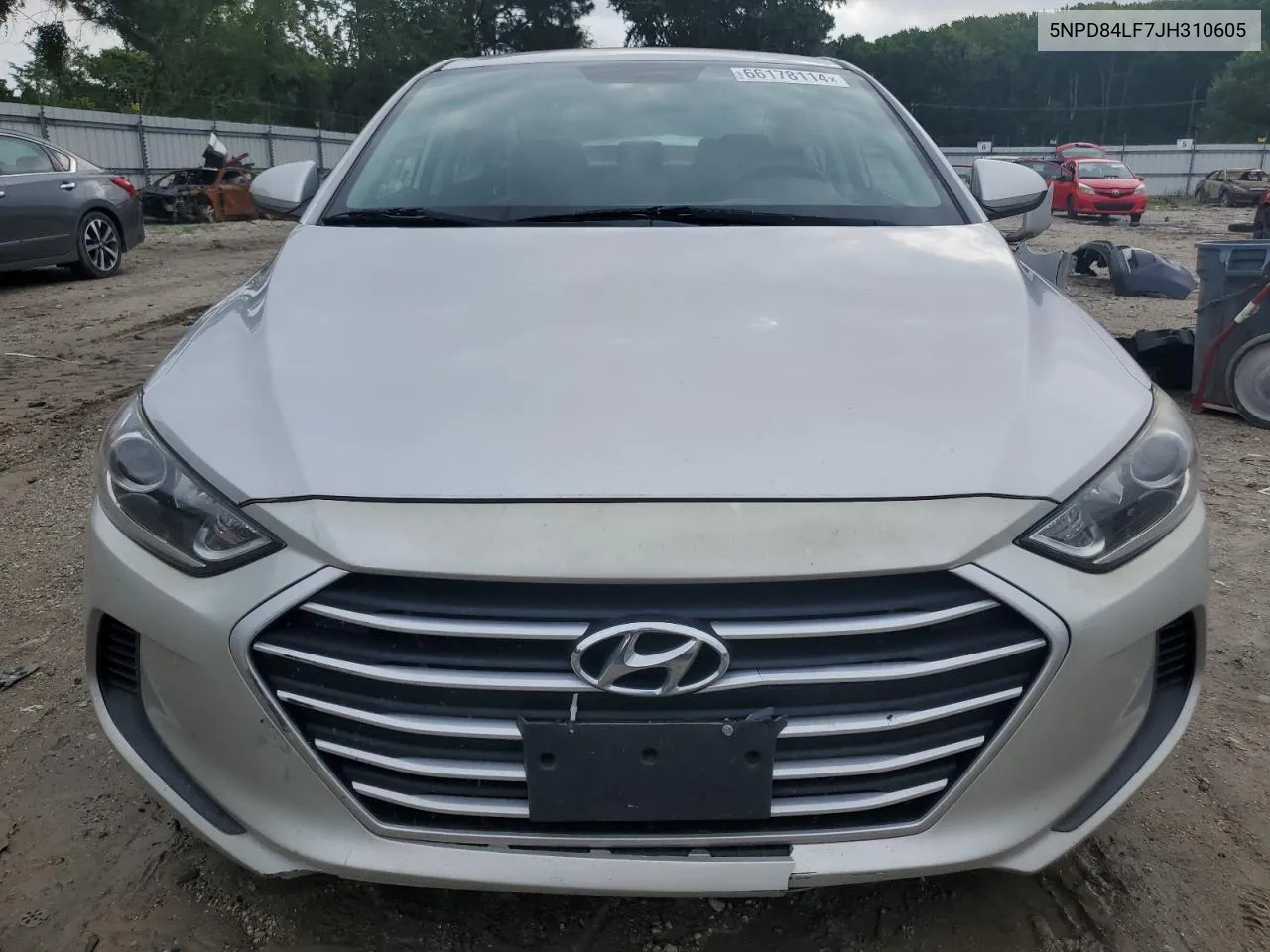 5NPD84LF7JH310605 2018 Hyundai Elantra Sel