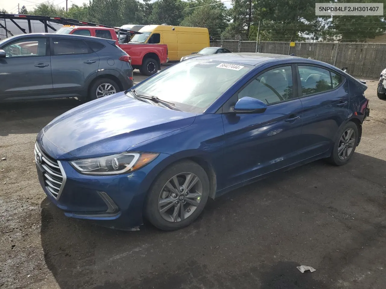 2018 Hyundai Elantra Sel VIN: 5NPD84LF2JH301407 Lot: 66427444