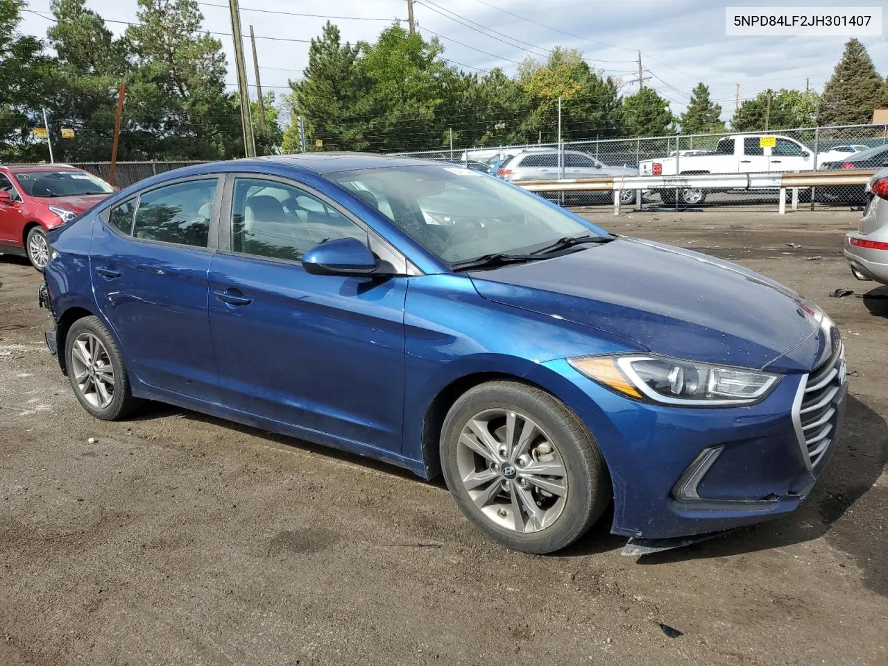 5NPD84LF2JH301407 2018 Hyundai Elantra Sel