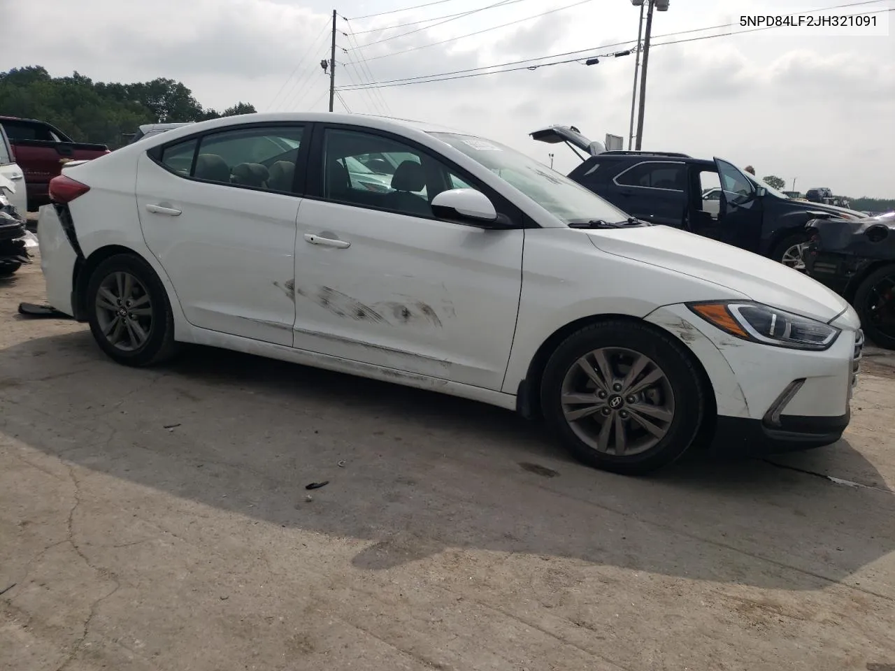 5NPD84LF2JH321091 2018 Hyundai Elantra Sel