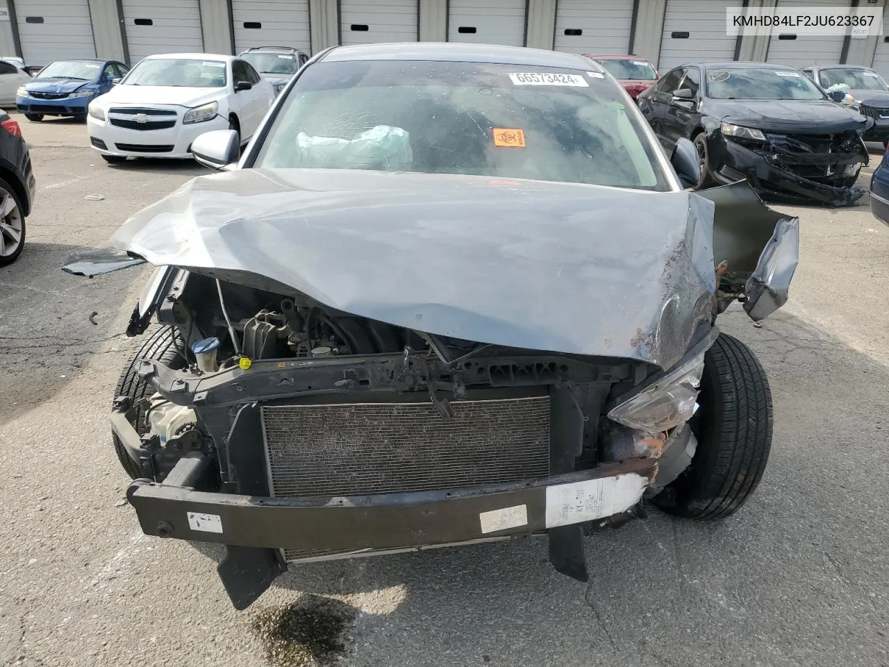 KMHD84LF2JU623367 2018 Hyundai Elantra Sel