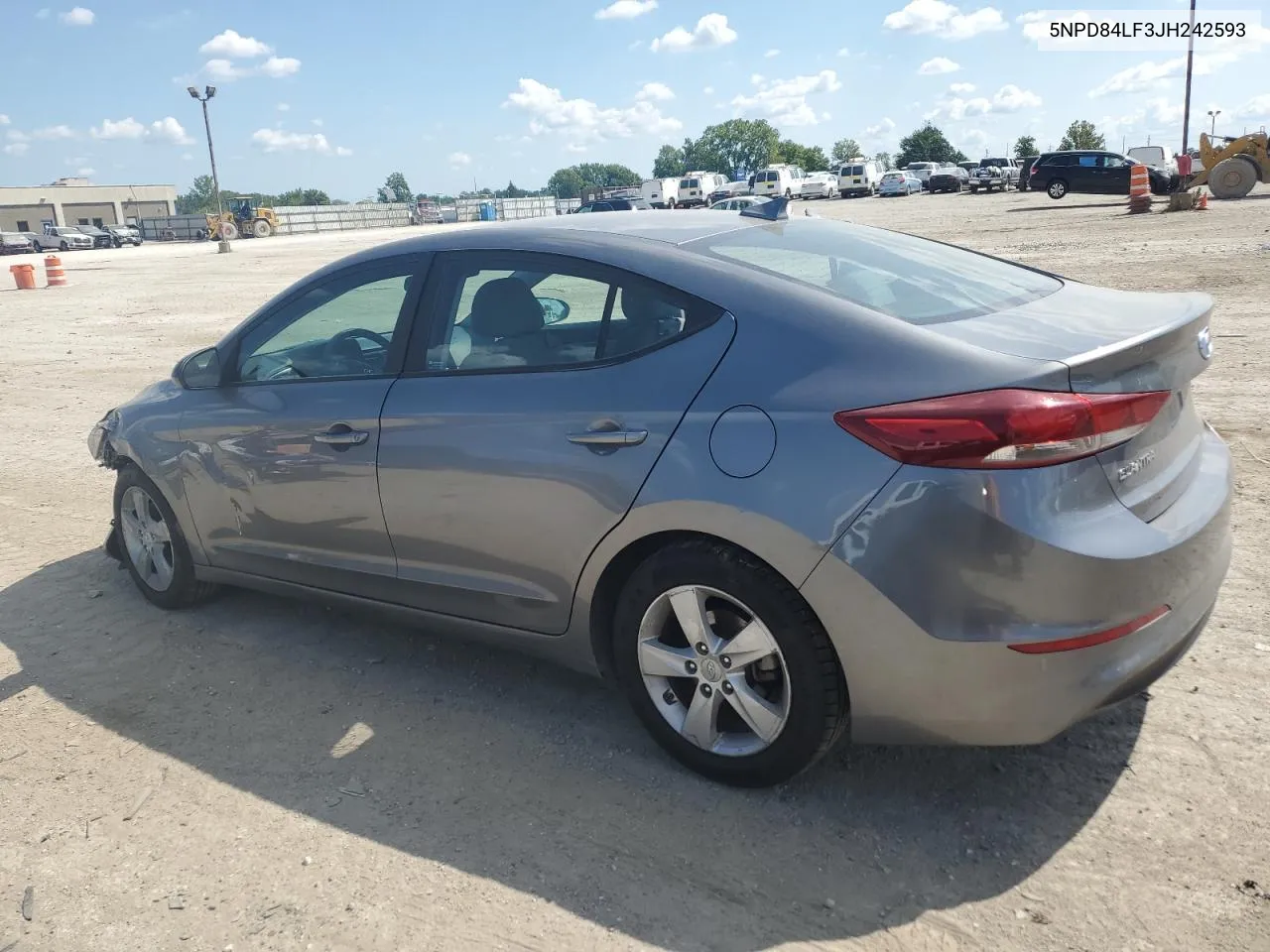 5NPD84LF3JH242593 2018 Hyundai Elantra Sel