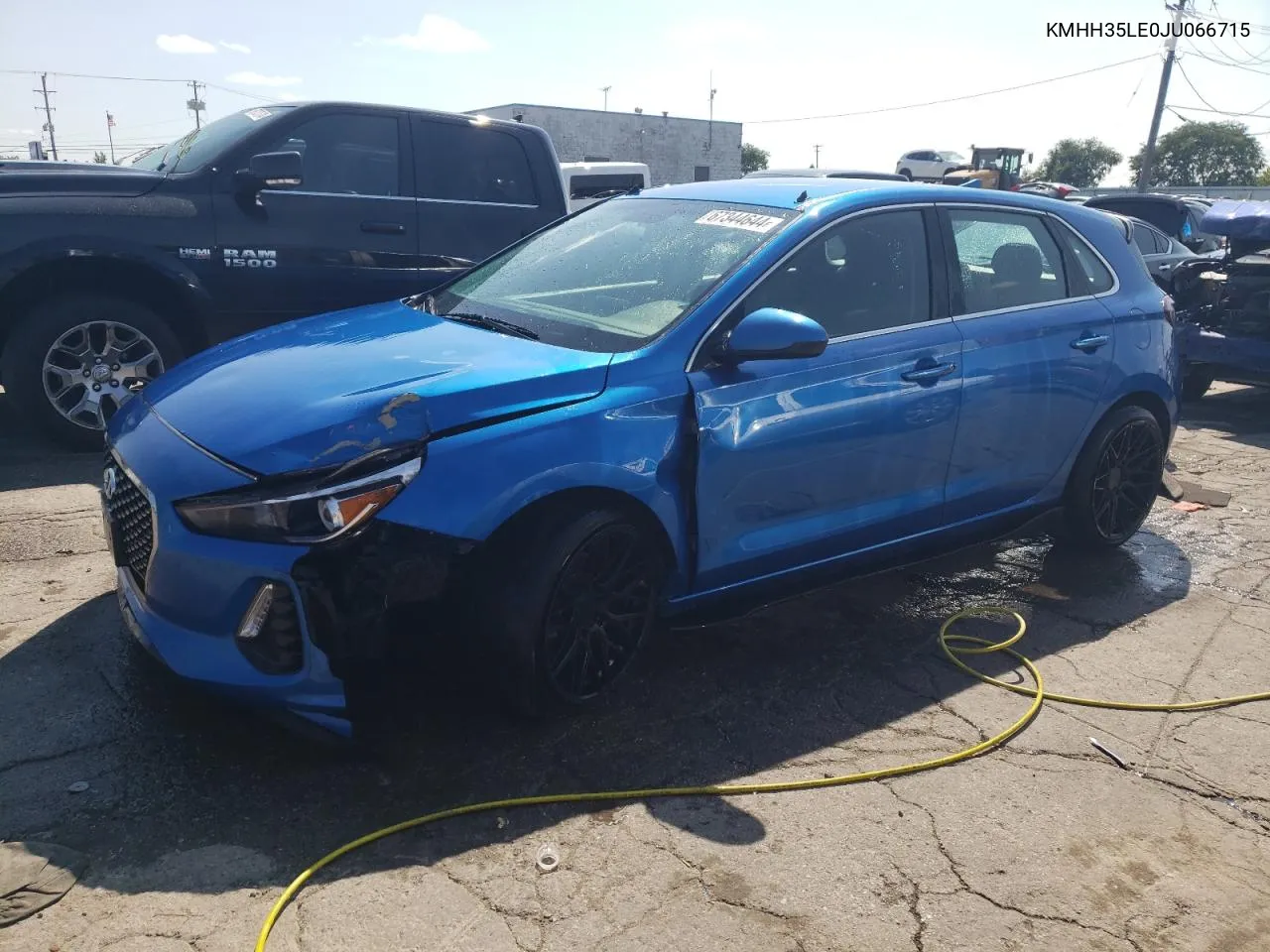 2018 Hyundai Elantra Gt VIN: KMHH35LE0JU066715 Lot: 67344644