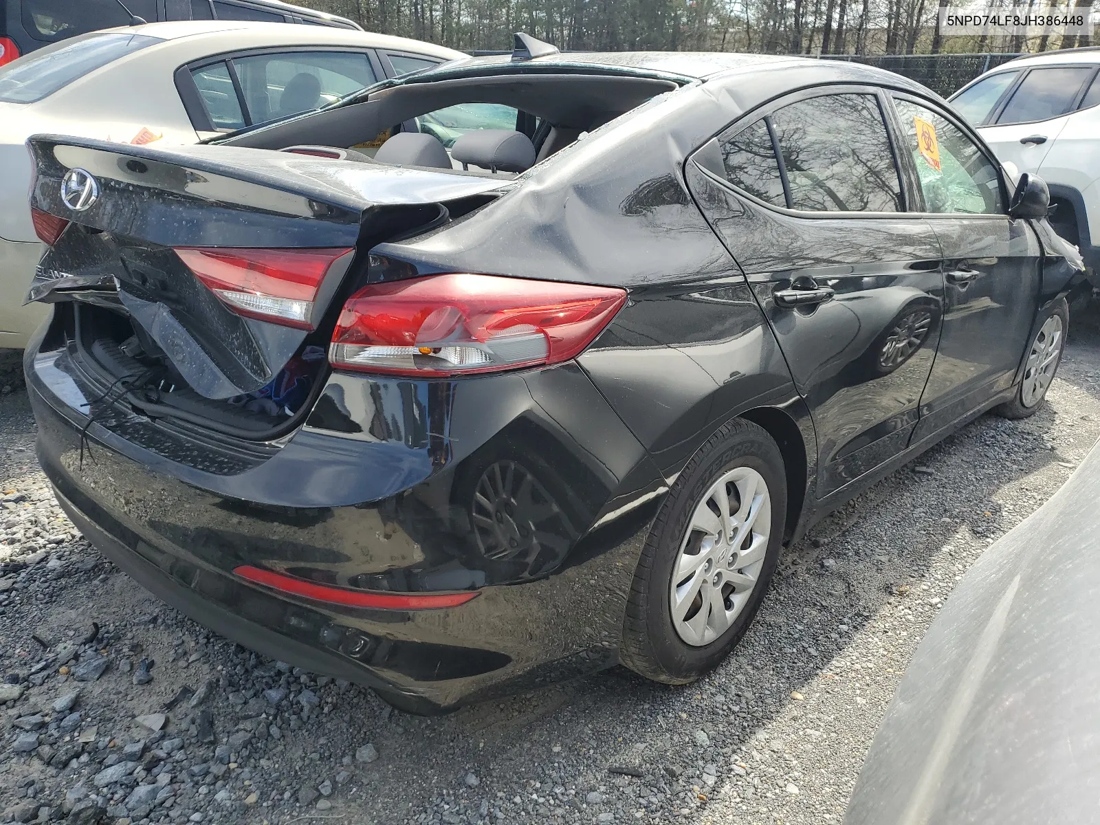 5NPD74LF8JH386448 2018 Hyundai Elantra Se