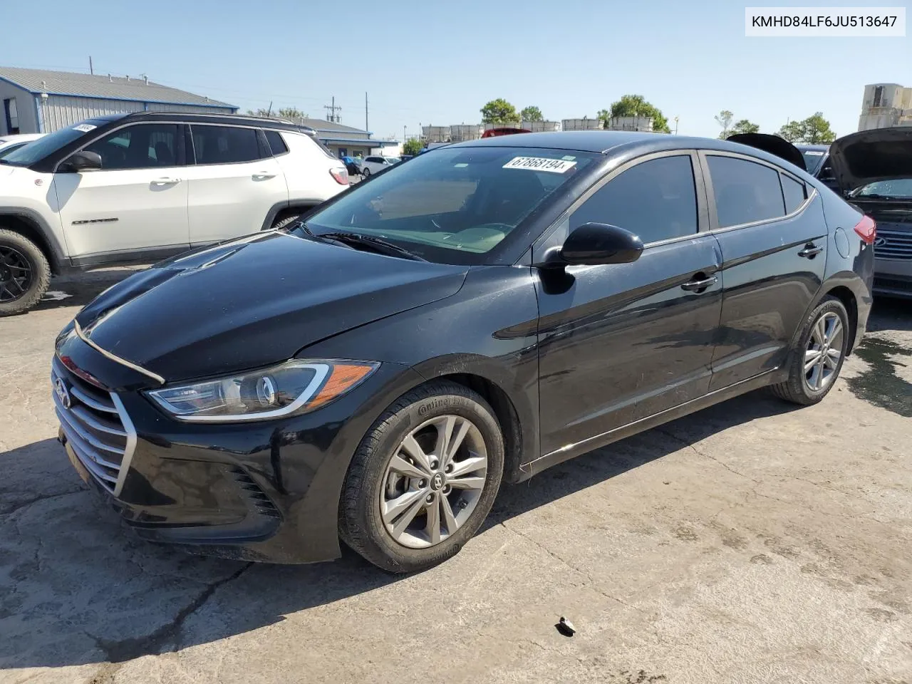 KMHD84LF6JU513647 2018 Hyundai Elantra Sel