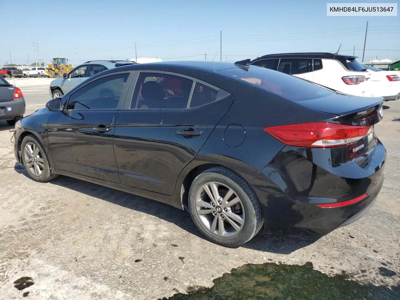 KMHD84LF6JU513647 2018 Hyundai Elantra Sel