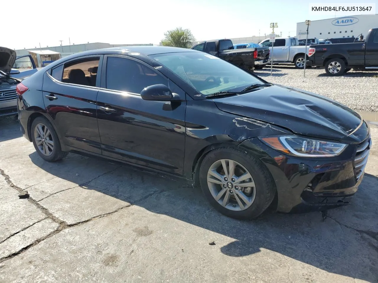 KMHD84LF6JU513647 2018 Hyundai Elantra Sel