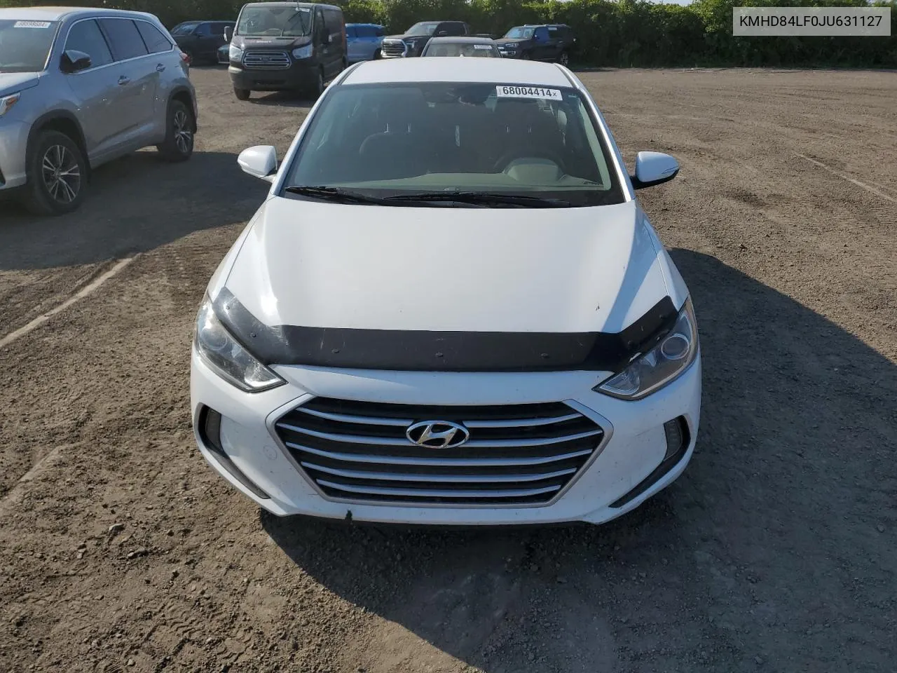 2018 Hyundai Elantra Sel VIN: KMHD84LF0JU631127 Lot: 68004414