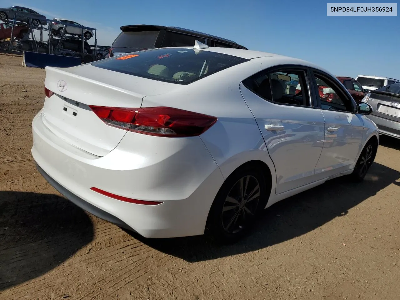 2018 Hyundai Elantra Sel VIN: 5NPD84LF0JH356924 Lot: 68321854