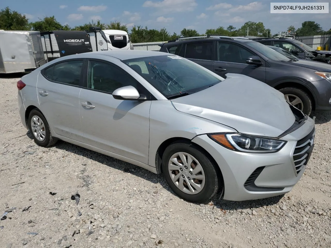 5NPD74LF9JH261331 2018 Hyundai Elantra Se