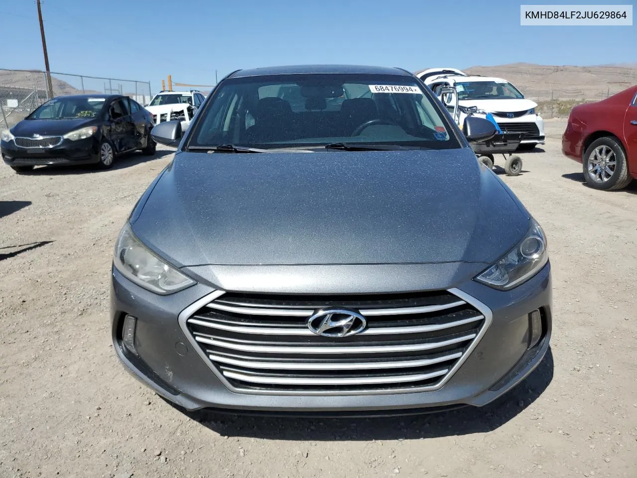 2018 Hyundai Elantra Sel VIN: KMHD84LF2JU629864 Lot: 68476994