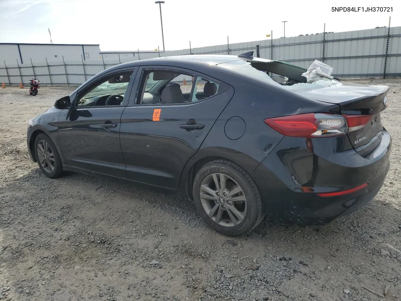 5NPD84LF1JH370721 2018 Hyundai Elantra Sel