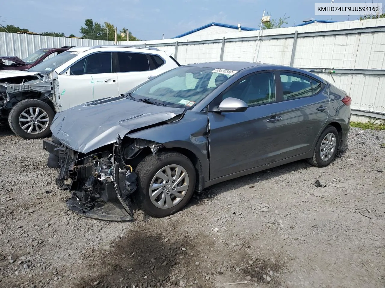 KMHD74LF9JU594162 2018 Hyundai Elantra Se