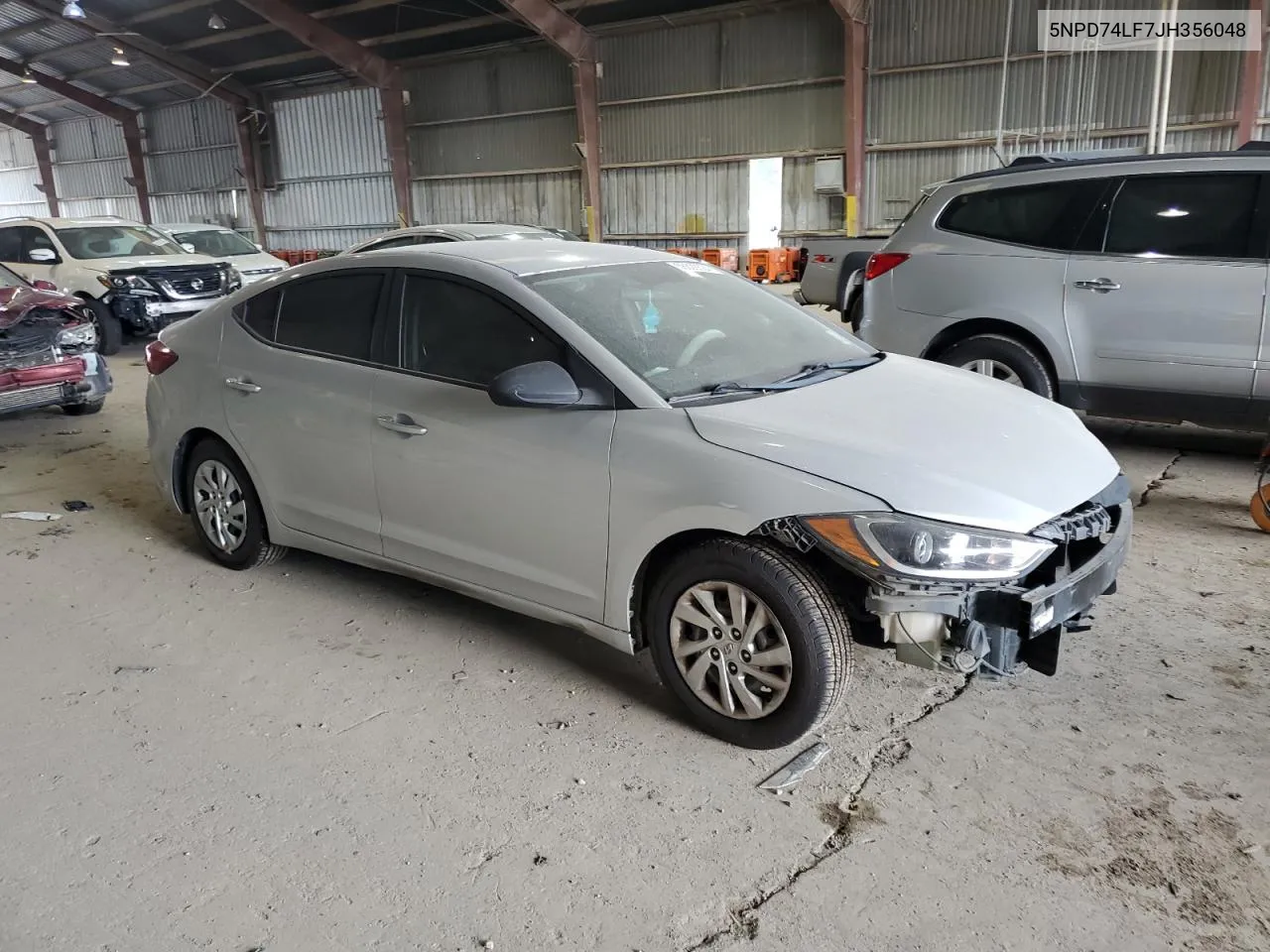 2018 Hyundai Elantra Se VIN: 5NPD74LF7JH356048 Lot: 68990414