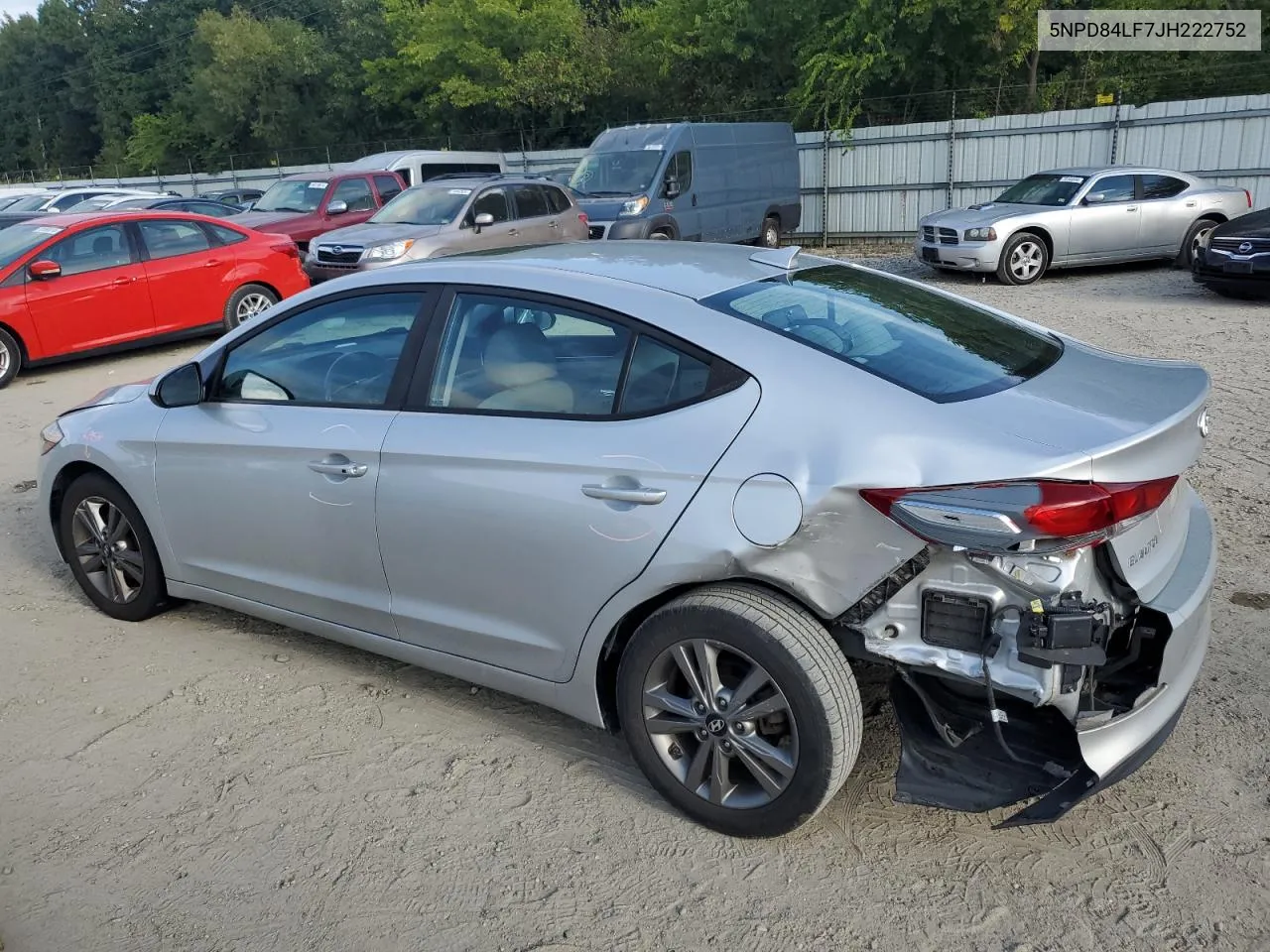 5NPD84LF7JH222752 2018 Hyundai Elantra Sel