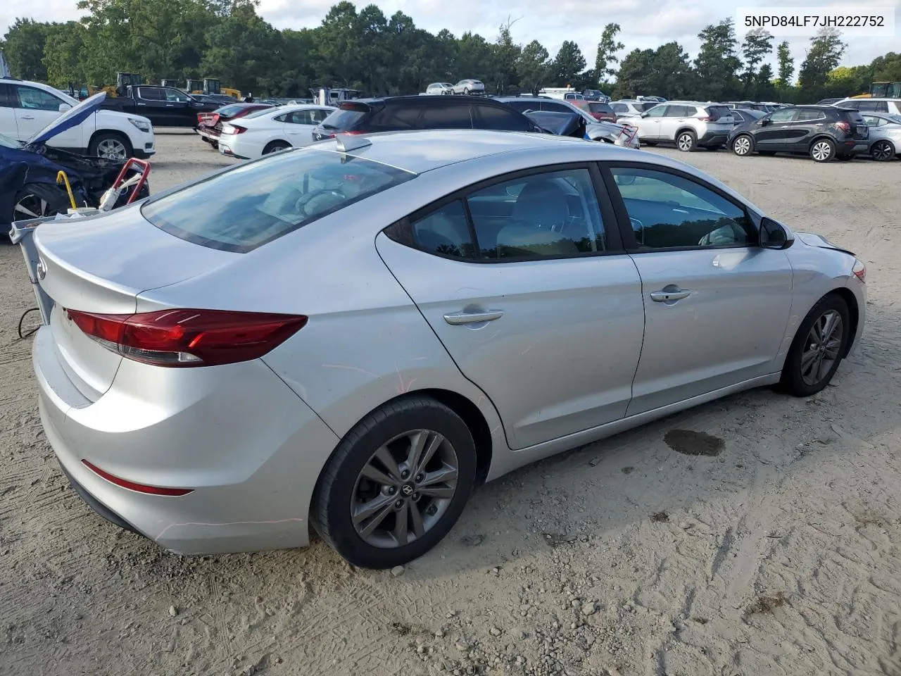 5NPD84LF7JH222752 2018 Hyundai Elantra Sel