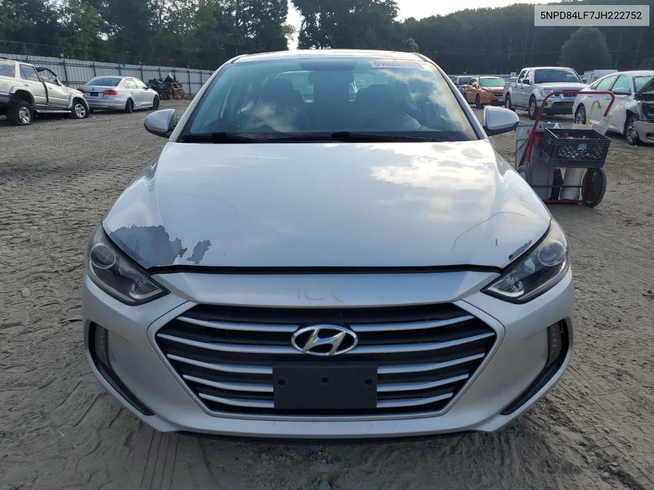 5NPD84LF7JH222752 2018 Hyundai Elantra Sel