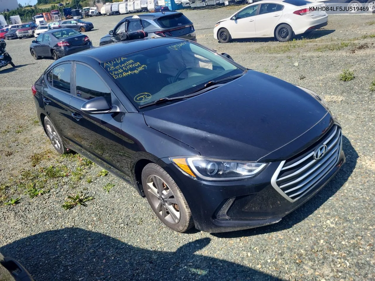 2018 Hyundai Elantra Sel VIN: KMHD84LF5JU519469 Lot: 69064054