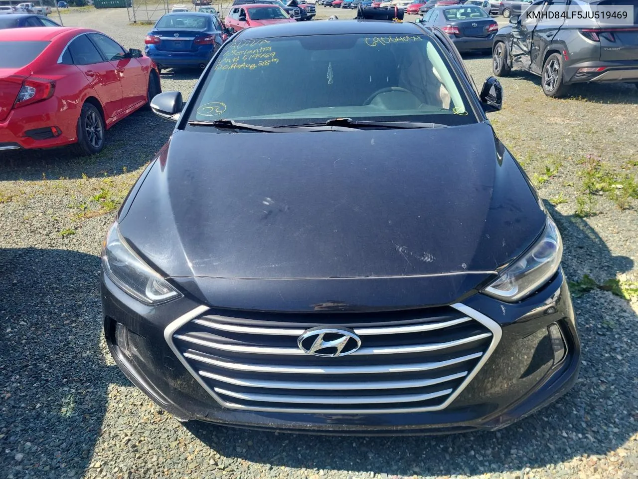 2018 Hyundai Elantra Sel VIN: KMHD84LF5JU519469 Lot: 69064054