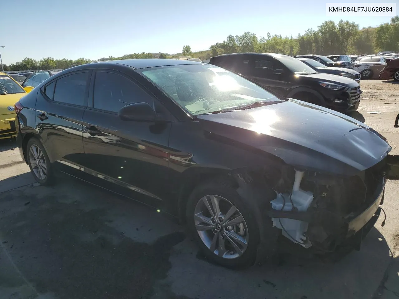 KMHD84LF7JU620884 2018 Hyundai Elantra Sel