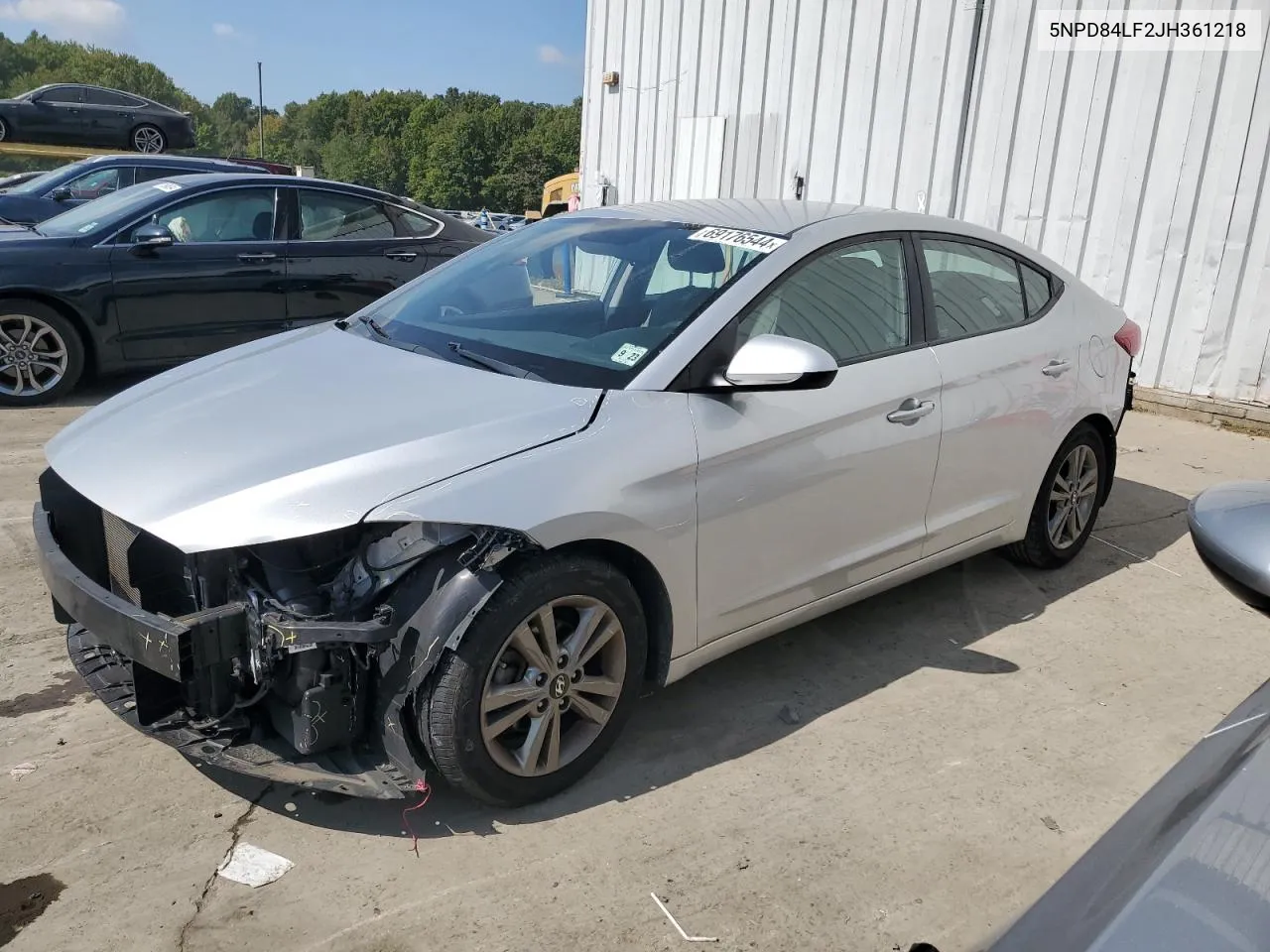 5NPD84LF2JH361218 2018 Hyundai Elantra Sel