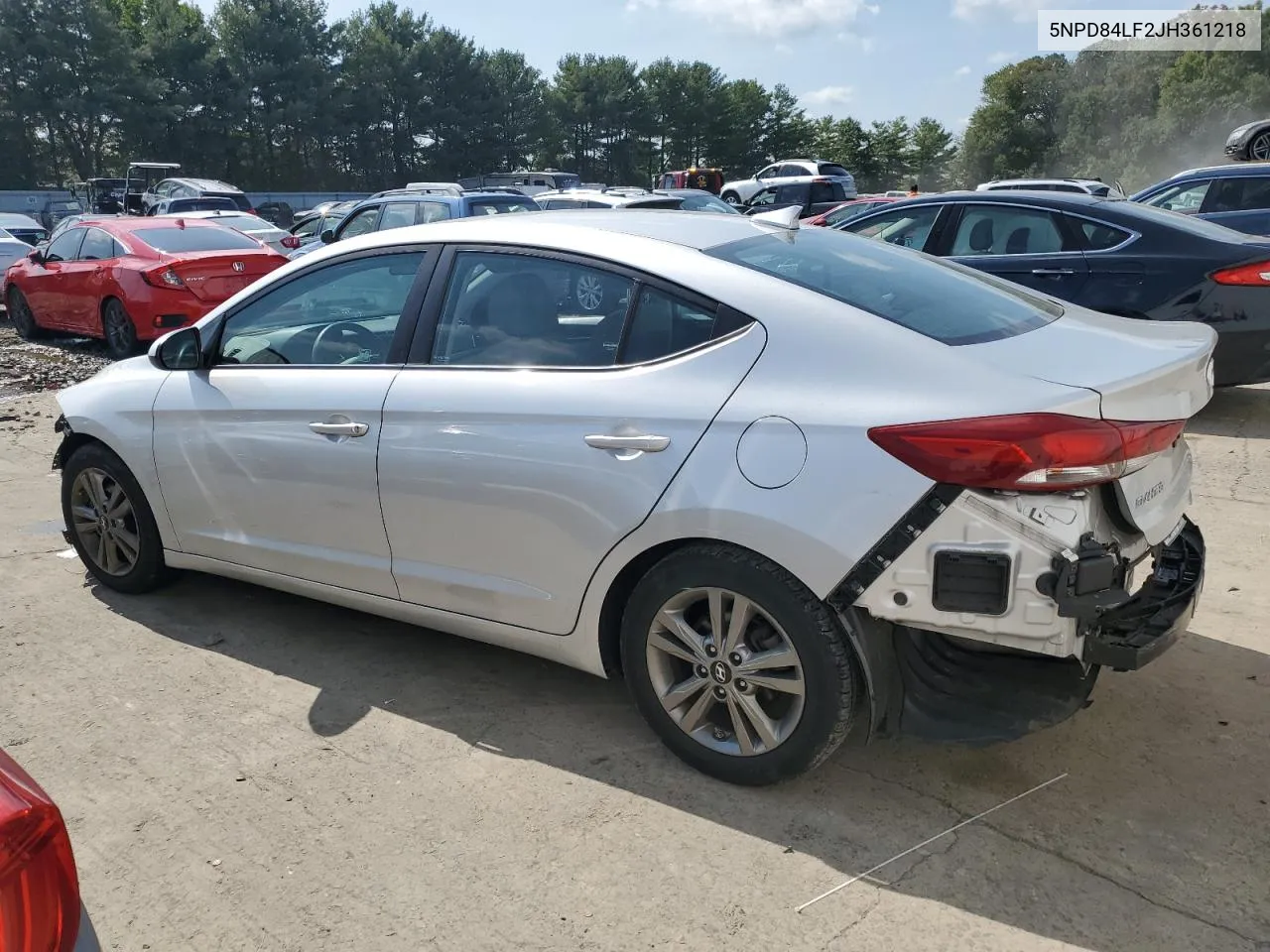 5NPD84LF2JH361218 2018 Hyundai Elantra Sel