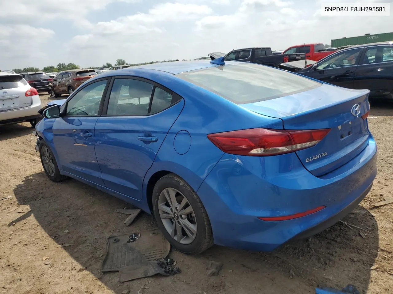 5NPD84LF8JH295581 2018 Hyundai Elantra Sel