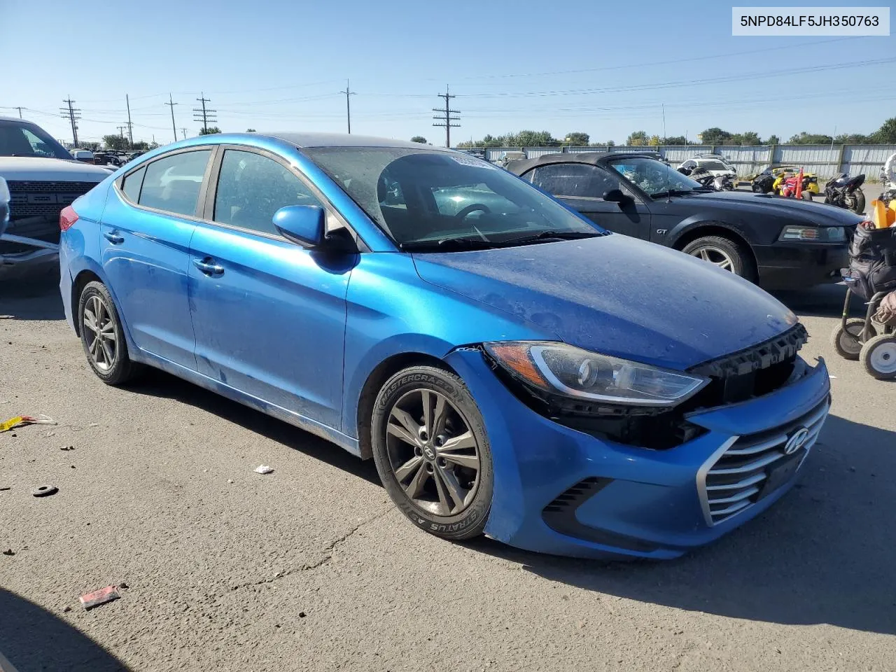 2018 Hyundai Elantra Sel VIN: 5NPD84LF5JH350763 Lot: 69296194