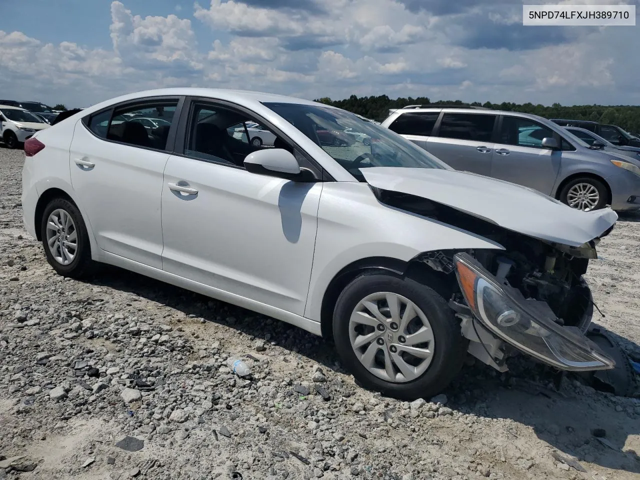 2018 Hyundai Elantra Se VIN: 5NPD74LFXJH389710 Lot: 69305054