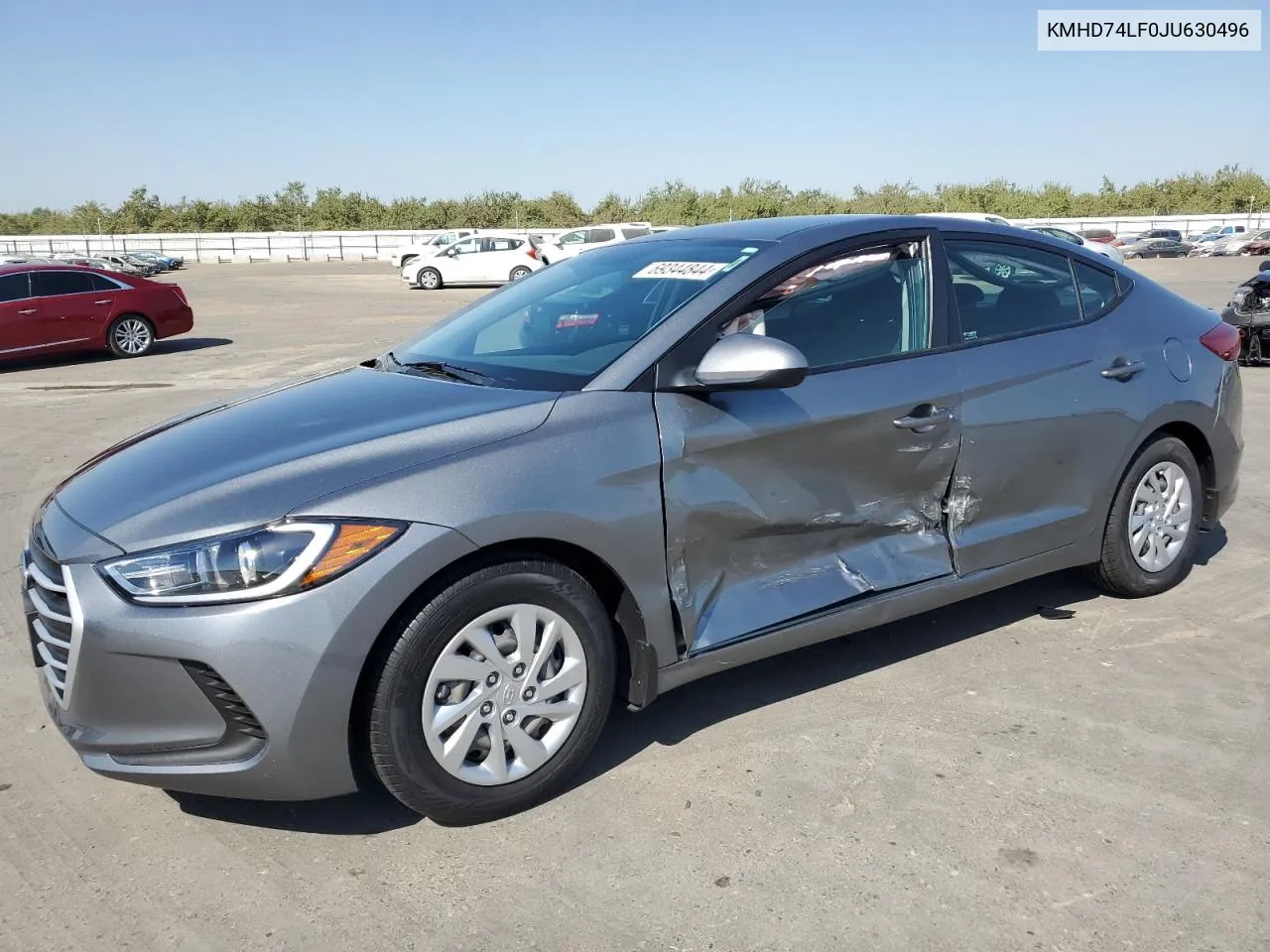 KMHD74LF0JU630496 2018 Hyundai Elantra Se