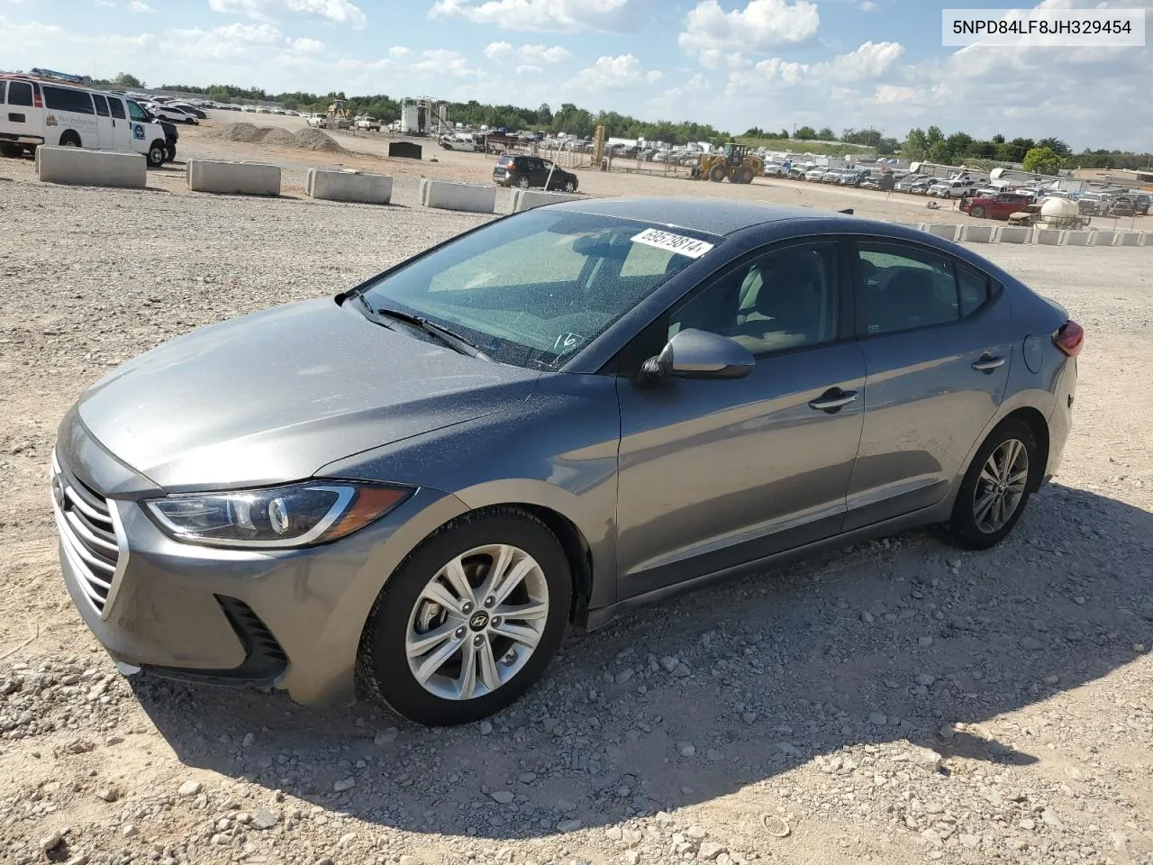 2018 Hyundai Elantra Sel VIN: 5NPD84LF8JH329454 Lot: 69579814