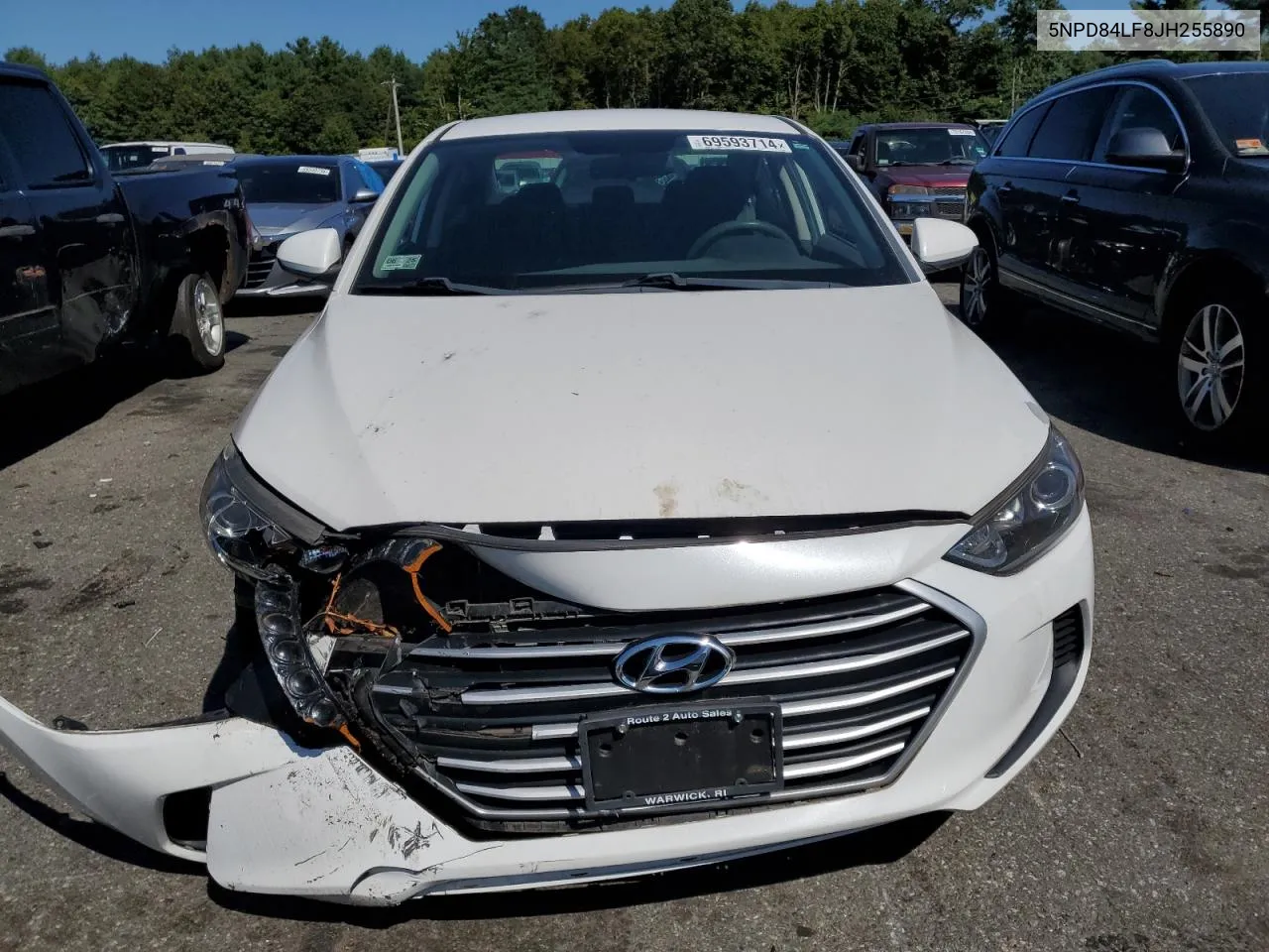 2018 Hyundai Elantra Sel VIN: 5NPD84LF8JH255890 Lot: 69593714