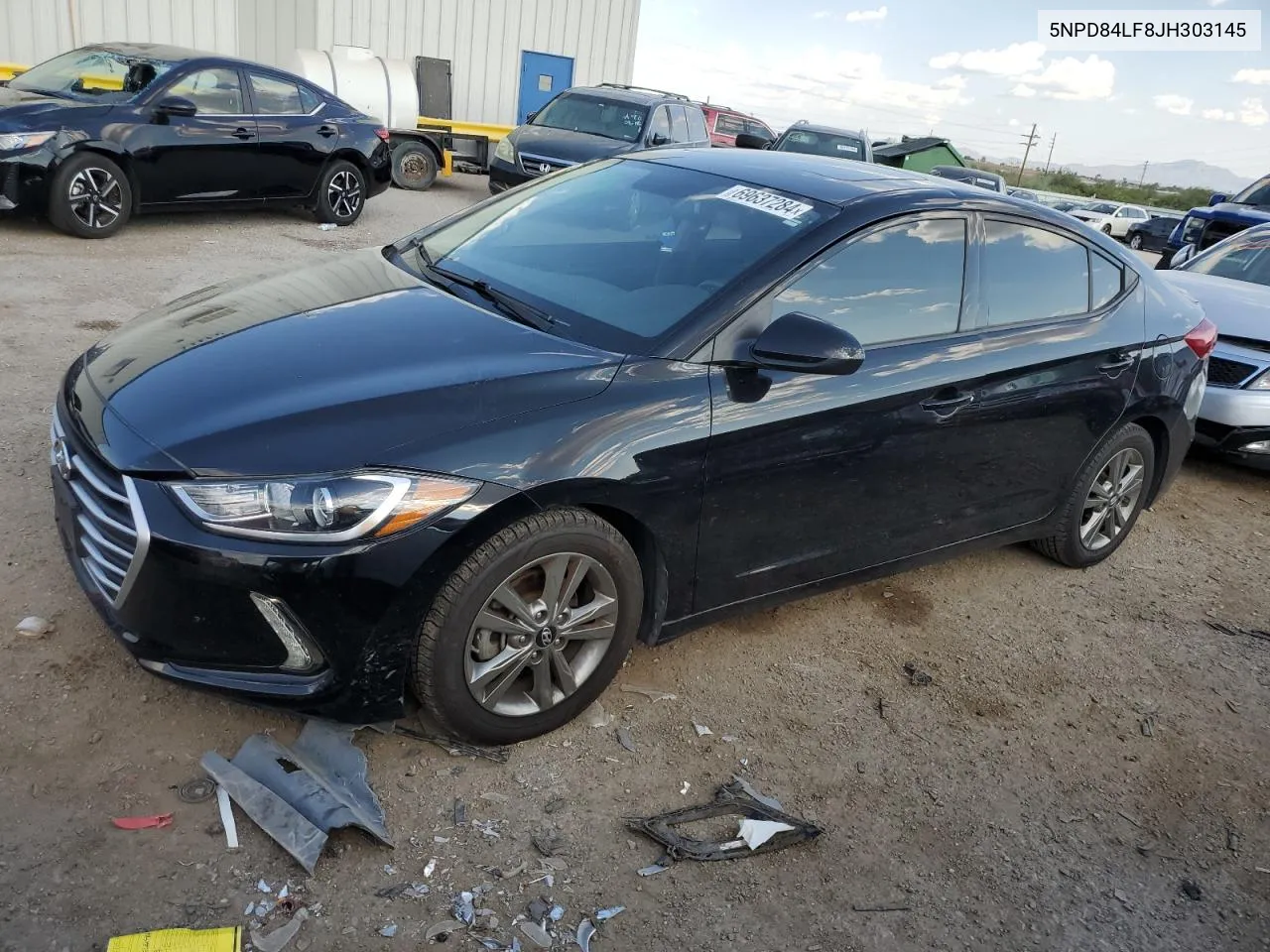 5NPD84LF8JH303145 2018 Hyundai Elantra Sel