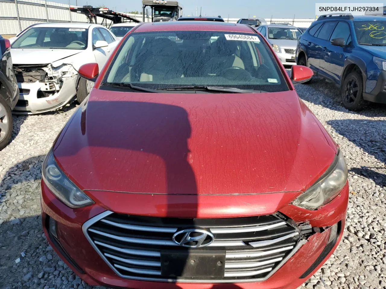 5NPD84LF1JH297334 2018 Hyundai Elantra Sel