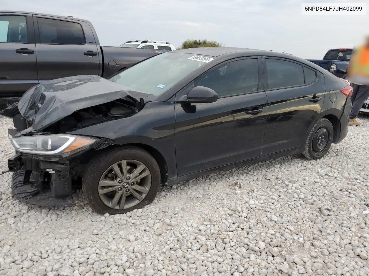 2018 Hyundai Elantra Sel VIN: 5NPD84LF7JH402099 Lot: 69655094