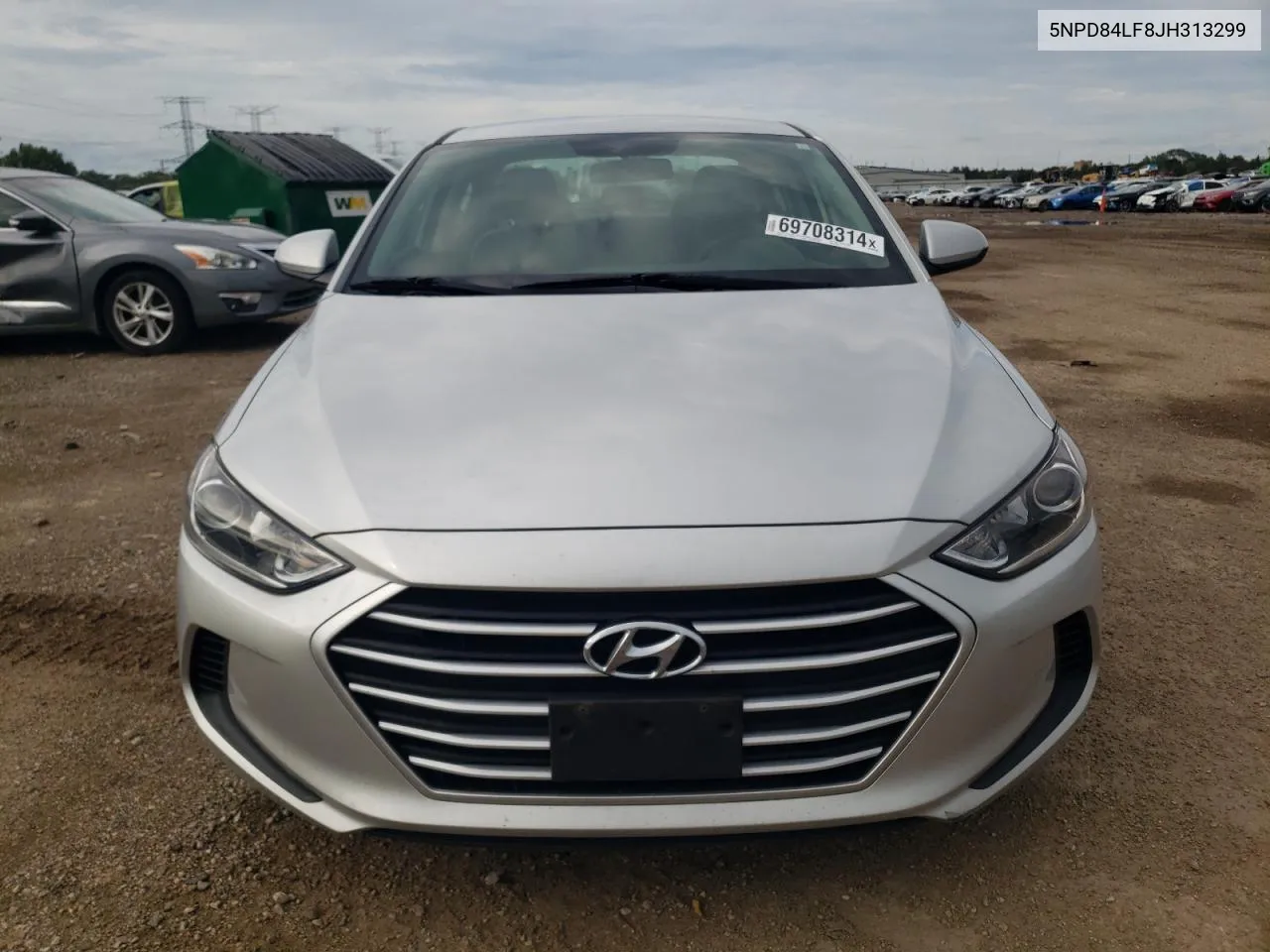 2018 Hyundai Elantra Sel VIN: 5NPD84LF8JH313299 Lot: 69708314