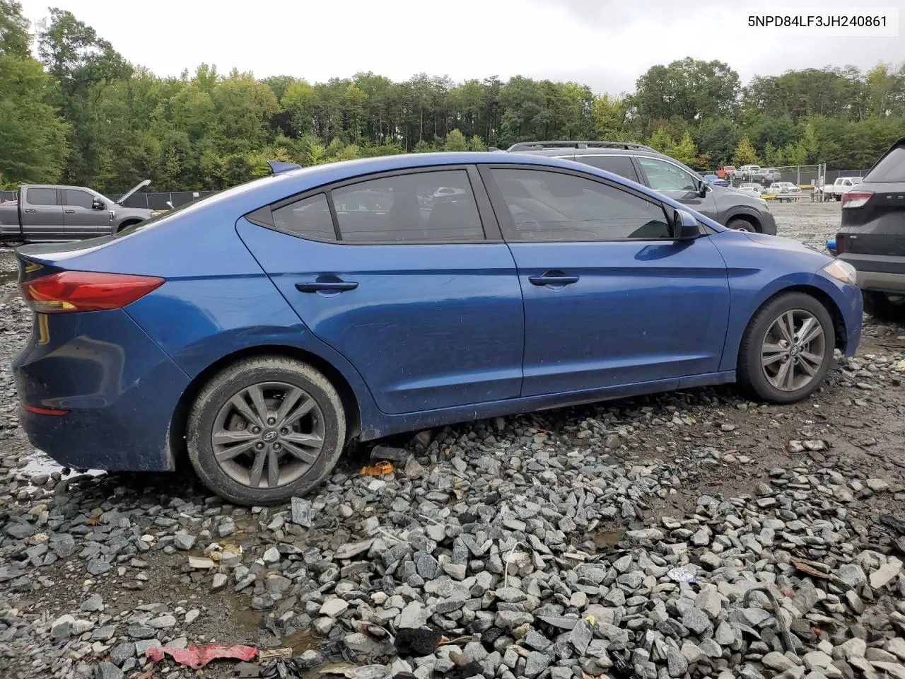 2018 Hyundai Elantra Sel VIN: 5NPD84LF3JH240861 Lot: 69775254