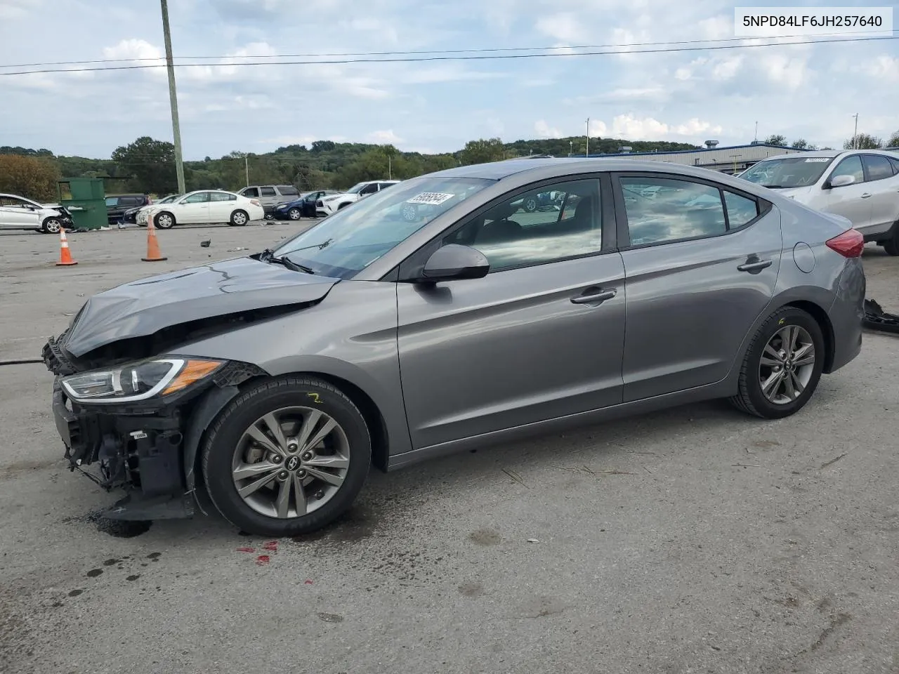 2018 Hyundai Elantra Sel VIN: 5NPD84LF6JH257640 Lot: 69858544