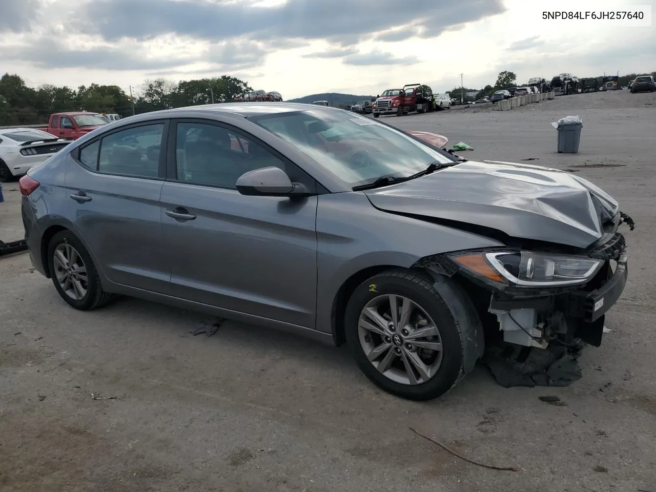 2018 Hyundai Elantra Sel VIN: 5NPD84LF6JH257640 Lot: 69858544