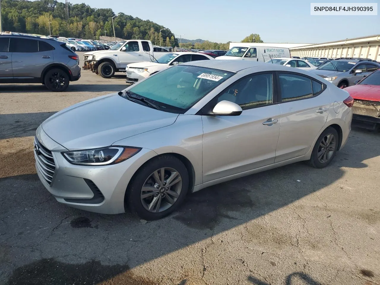 2018 Hyundai Elantra Sel VIN: 5NPD84LF4JH390395 Lot: 69951654