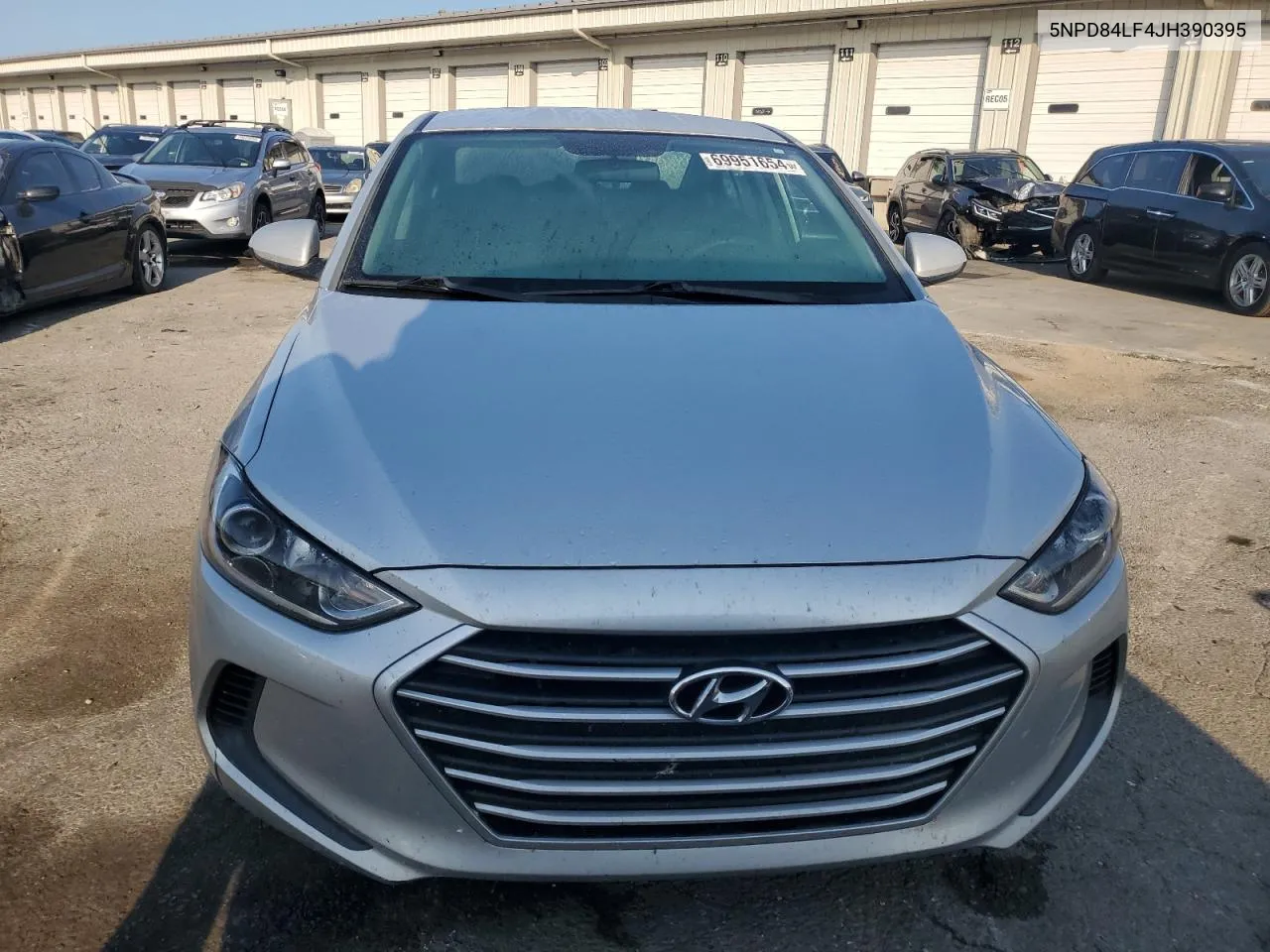 2018 Hyundai Elantra Sel VIN: 5NPD84LF4JH390395 Lot: 69951654