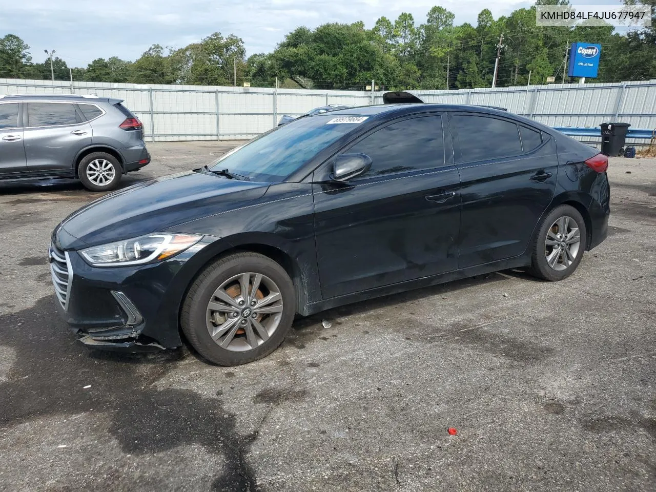 KMHD84LF4JU677947 2018 Hyundai Elantra Sel